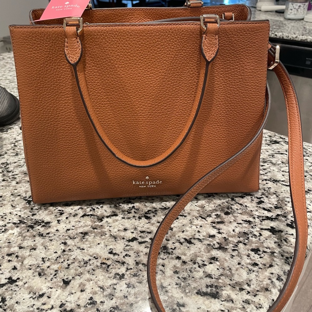 Brand New Kate Spade Satchel - Tan Leather - Picture 5 of 5